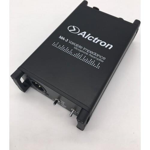 Alctron MA-3 dynamic and passive ribbon microphone preamplifier mini mic amp JEFT FET amp circuit