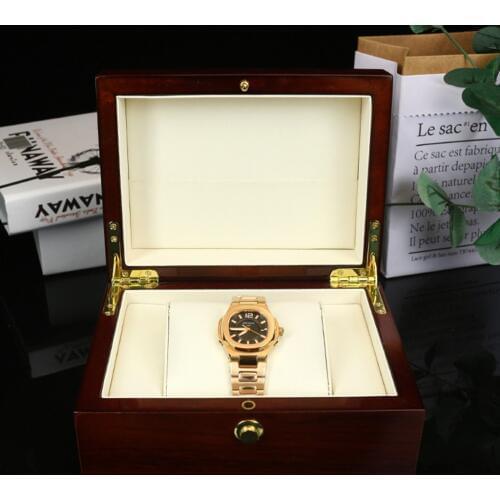 Premium Wooden Wrist Watch Bangle Pillow Boxes Gift Jewelry Display Case