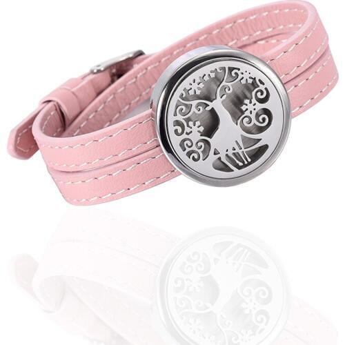 Multiple Pattern Hollow Pendant Aromatherapy Lockets Bracelets Essential Oil Diffuser Bangle Perfume Locket Gift Valentines Day