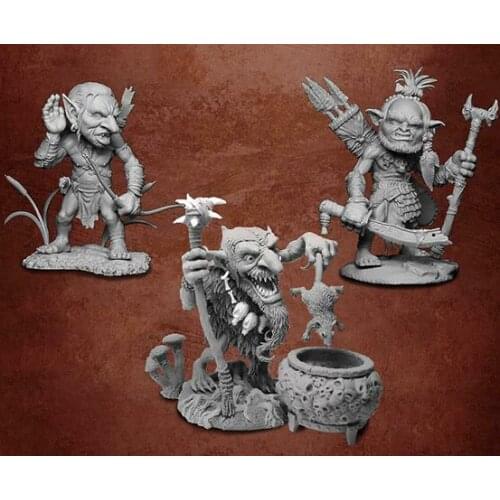 Unassambled 1/32 54mm ancient warrior man include 3 Resin figure miniature model kits Unpainted