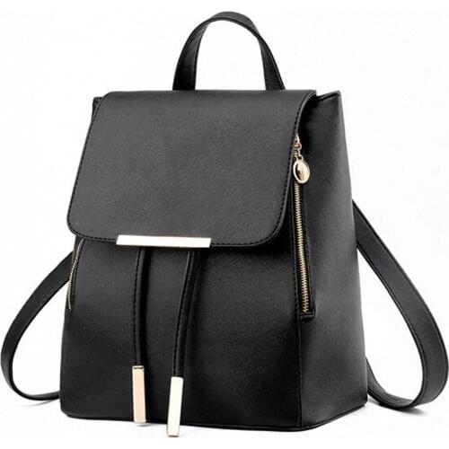 Backpack School Bags for Teenage Girls Women Leather Backpacks Schoolbags Travel Shoulder Mochila Feminina Bagpack Mochila 11