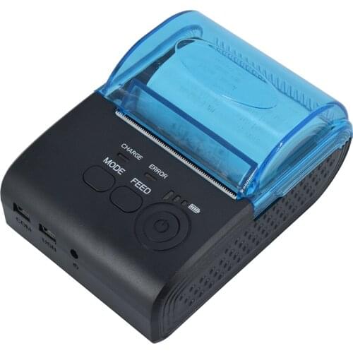 High Quality 58mm Mobile Bluetooth Receipt Printer 70mm/sec