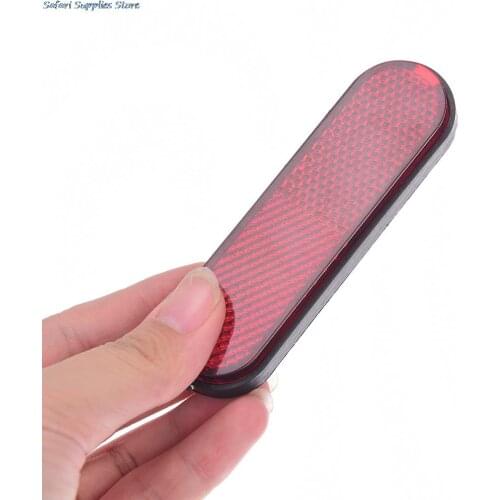 Back Reflective Board Mountain MTB Bicycle Rack Tail Safety Warning Lamp Cycling Bike Rear Reflector Light Red Orange