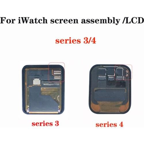 For iWatch 3 Series 3 4 LCD Sinbeda Original LTE / GPS Display Digitizer Assembly For Apple Watch 3 Series3 S3 38mm 42mm LCD