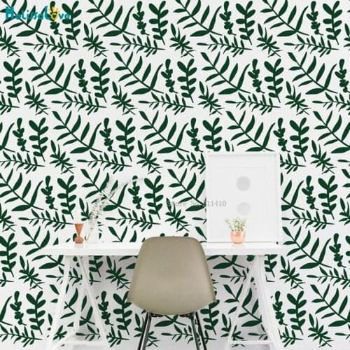 10 Sets Large Leaf Pattern Wall Stickers Home DIY Decoration Vinyl Removable Decals Nature Leaf Tree Floral YT5148