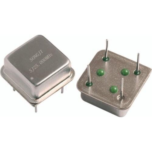 10pcs 1M 1MHZ 1.000M In-line active crystal oscillator clock square half size DIP-4 OSC