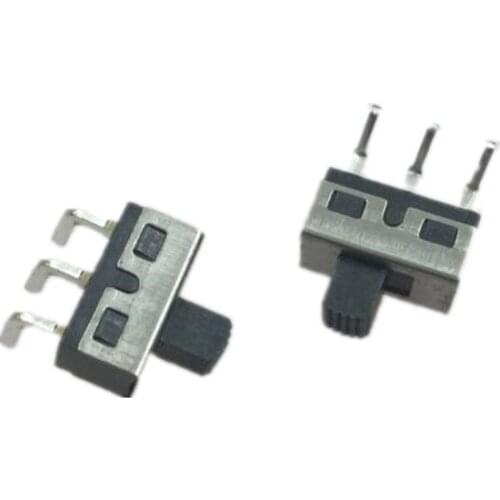 100PCS SS12D11 SS12D06 Toggle Switch bent feet 90degree 3pin 3A 250V power switches