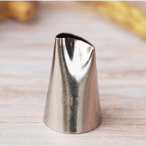 #611 Cake Cream Decoration Tips Freesia Piping Nozzle Stainless Steel Pastry Nozzle Cake Piping Tools Create Pinecone