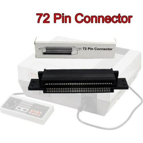 72 Pin Connector Adapter For Nintendo NES Game Replacement Part 72 Pin Connector For Nes Connector Pin Connector Slot Socket