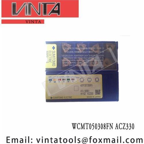 Free shipping high quality WCMT050308FN ACZ330 cnc carbide turning inserts