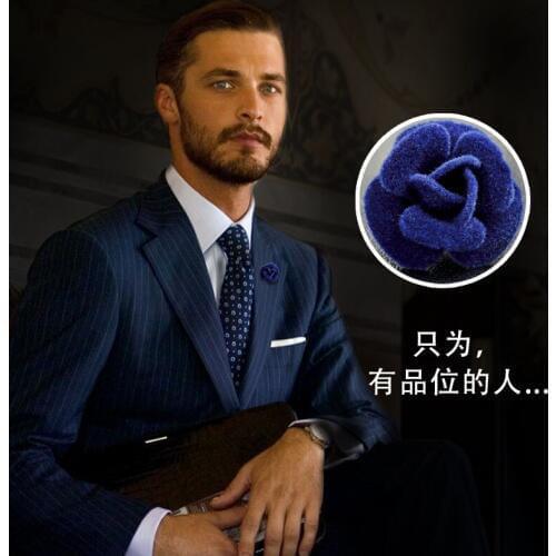 Korean brand design mini flannel fabric flowers collar pin corsage brooch fashion suit decorative fashion ornament jewelry