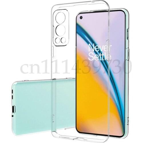 For OnePlus Nord 2 5G Case Simple Matte Soft Silicone Back Cover For One Plus Nord 2 5G N200 Phone Case