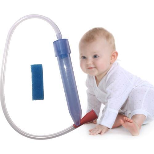 Kids For Baby Vacuum Suction Children Soft Tip Snot Nasal Aspirator Infant Gift Nose Cleaner Safety Care Absorption Portable