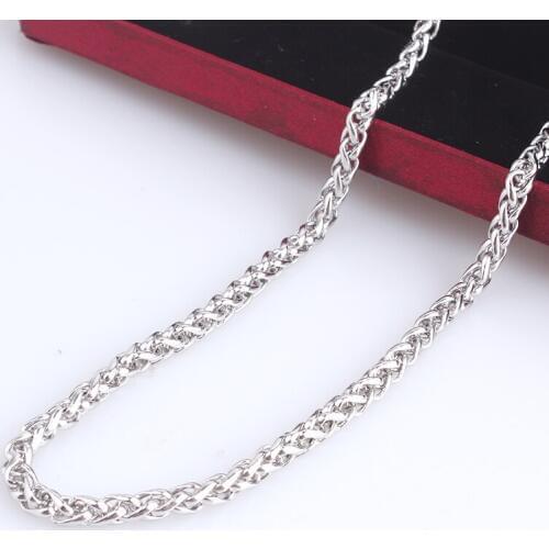 Diameter 5mm length 50cm Multi circle dragon bone chains 316L Stainless steel Necklace for men women jewelry wholesale