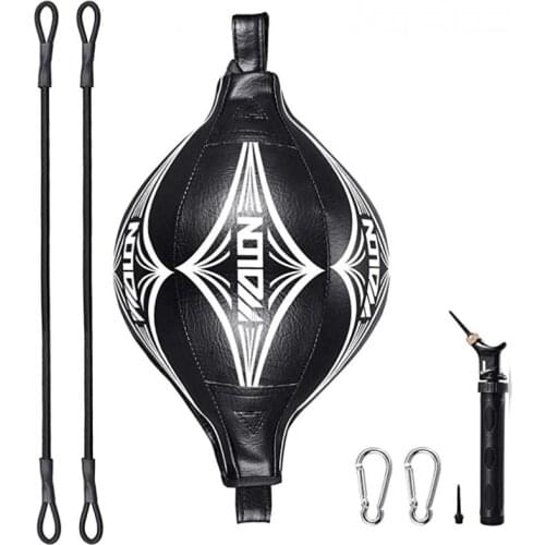 PU Double End Punching Ball Pear Boxing Bag Training Reaction Speed Fitness Sports Equipment for Gym MMA Boxing Sports Punch Bag