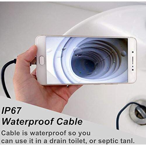 Endoscope Camera 720P 8mm Lens USB/Type-C Hard Wire PC Android Borescope Inspection Endoscope Camera