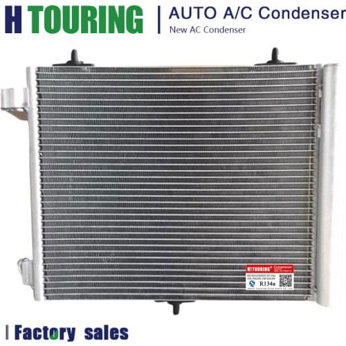 Ac Condenser For PEUGEOT 1007 207 CITROEN C2 C3 9635759880 9653035980 9680713180 9683036480 6455HA 6455HH 6455JF 571586