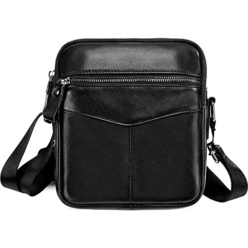 Man Shoulder bag Mens Leather Chest Bag Mens Crossbody Bag New Style Single Shoulder Bag Male Flap Bag For Phone