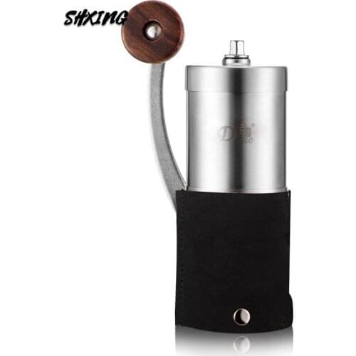 Non-slip Coffee Grinder Manual Coffee Grinder Stainless Steel Home Office Espresso Drip Coffee Manual Portable Milling Machine