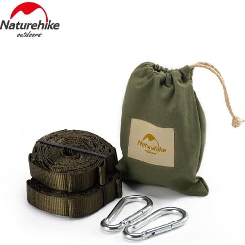 Naturehike Outdoor Adjustable Nylon sling Hang Rope Hammock Special Strap Hook Swing Rope Reinforcement Rope