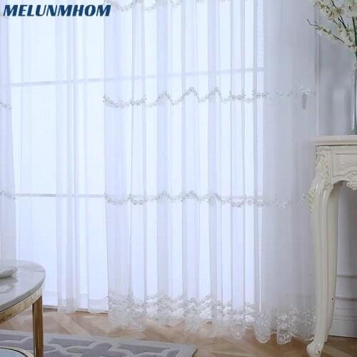 Limited Special Offer Living Room Yarn Dyed Woven European-style Palace Circle Tulle For Bedroom Living Room Screens Sheer