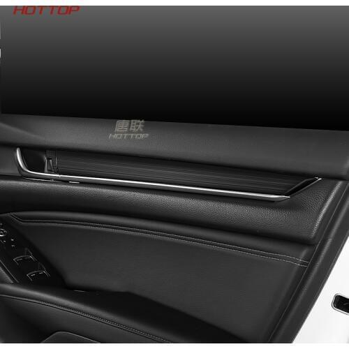 Stainless Steel Interior Door Handle Handrail Panel Cover Trim Strip Decoration For Honda Accord 10th 2018 2019 car styling