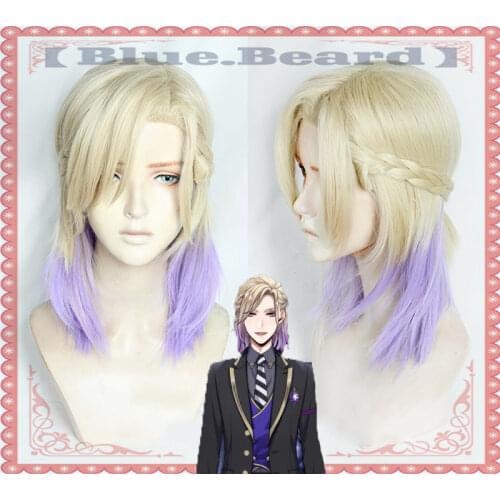 Game Twisted Wonderland Cosplay Vil Schoenheit Wigs Snow White Queen Cosplay Wig Light Purple Braids Synthetic Hair Wig