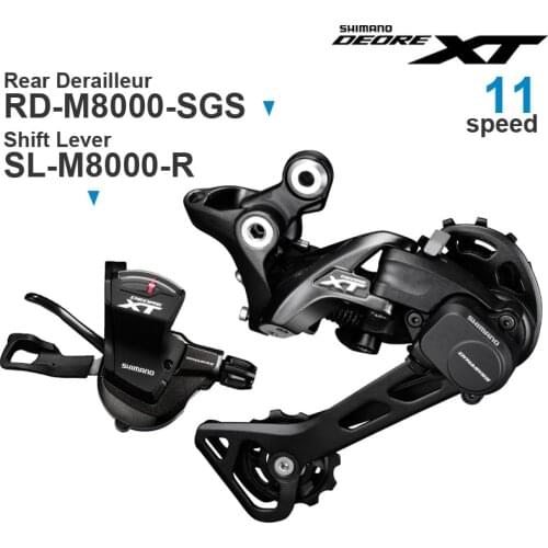 SHIMANO DEORE XT M8000 11v 11Speed Groupset SL M8000 Shifter Rear DERAILLEUR GS SGS SHADOW RD Original parts for MTB bike