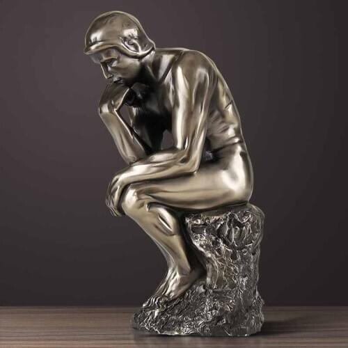 CHARACTER SCULPTURE DECORATION ARTWORK OFFICE DECORATION DESK NEW STORE OPENING GIFT