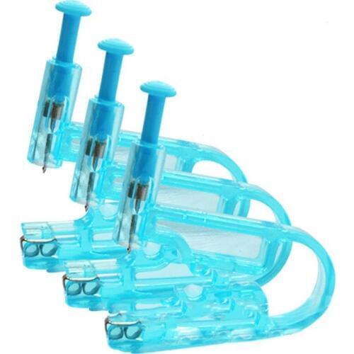 2pcs Ear Piercing Gun Disposable Safety Ear Piercing Gun Unit Tool With Ear Stud Asepsis Pierce Kit