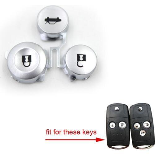 Remote Key Pad FOB 2&3 Buttons Pad Kit Replacement for Honda Accord CRV Civic HRV
