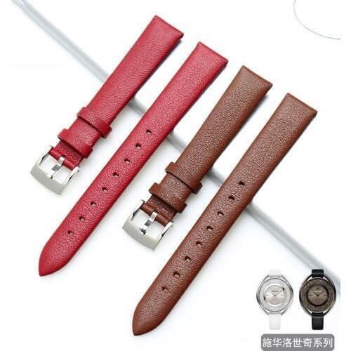 Genuine Leather Watchband Smooth Soft Thin Watch Band Belt Suitable Watch band for men and women Strap14 16 Watches Accessories