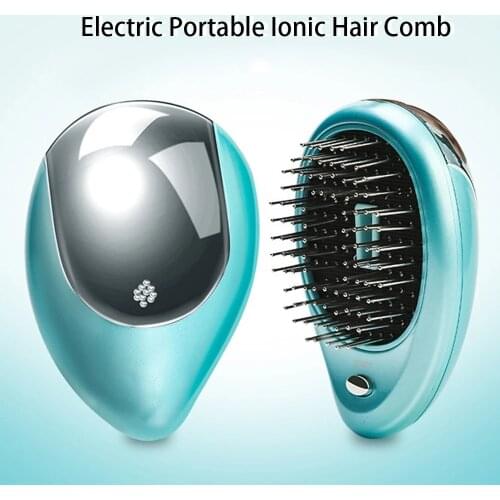 Lonic Hair Brush Portable Electric Hairbrush Anti Static Magic Negative ion Hair Massage Comb frizz Hair Styler