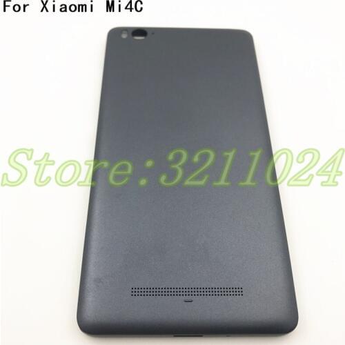Replacement Battery Back Cover For Xiaomi MI4I MI4C Hard Glass Surface protective phone case for xiaomi MI4I MI4C