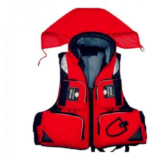 2018 new professional 300D waterproof nylon cloth life jacket Removable underwear Maximum loading 110kg life vest