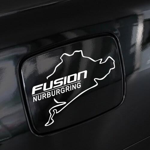 Car Racing Nurburgring Reflective Sticker For Ford Fusion Auto Vinyl Decor Decal Fuel Tank Cap Sport Captivation Car Accessories