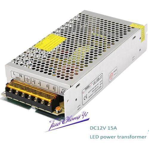 15A 180W lighting Transformers 110V 220VAC To 12V Switch Power For LED strip