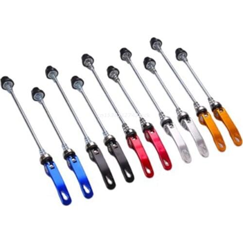 Bicycle Wheel Hub Skewers Front Rear QR Quick Release Axis Skewers MTB Road Bike Clip Lever Axle 145/175mm Dropship