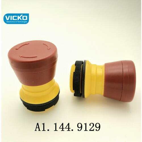 [VK] A1.144.9129 emergency stop button for Heidelberg original factory SM102 CD102 SM74 / 52 the stop button switch