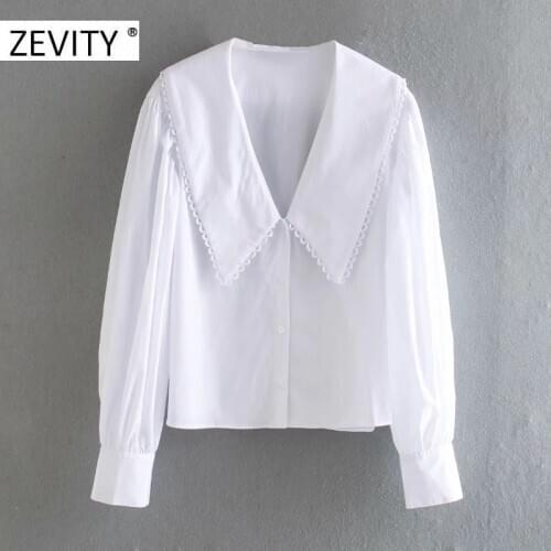 ZEVITY Blouses With Embroidery