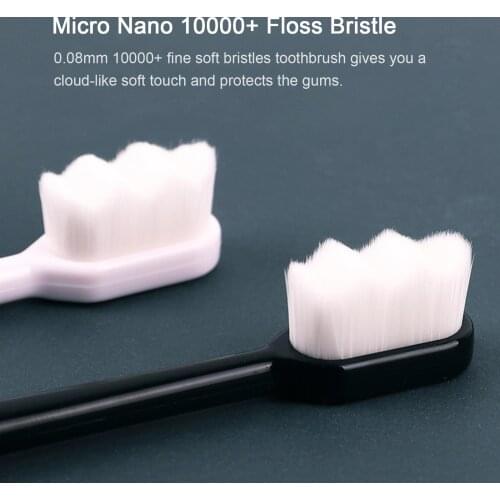 Extra Soft Toothbrush Micro Nano 10000+ Floss Bristle Toothbrush Ultra Soft Adult Toothbrush Deep Cleaning Teeth Oral Care