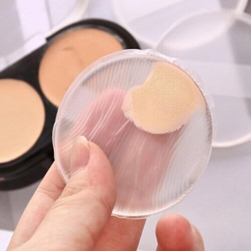 1Pcs 5.8CM Jelly Soft Silicone Gel Powder Puff Sponge for Cosmetic Face Foundation BB Cream Makeup Tool