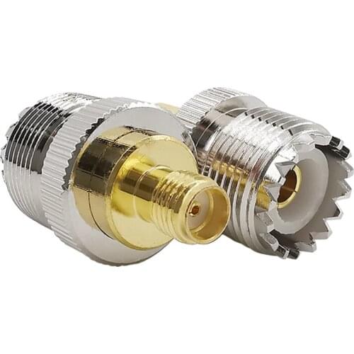 1PCS SMA Female To UHF Female RF Coaxial Connector Adapter SO-239 SO239 Jack Antenna Convertor