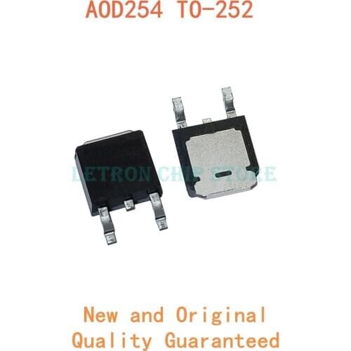 10pcs AOD254 TO-252 D254 TO252 MOSFET N-CH 150V 4.5A original and new IC