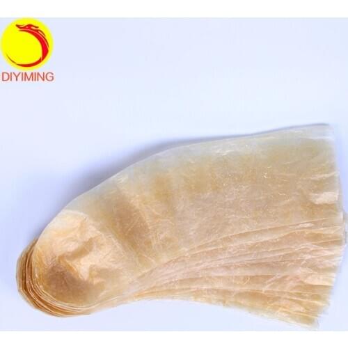 Diameter 80mm length 400mm per piece DIYIMING 10pieces big ham sausage packing bend shape casingham sausage dry casing