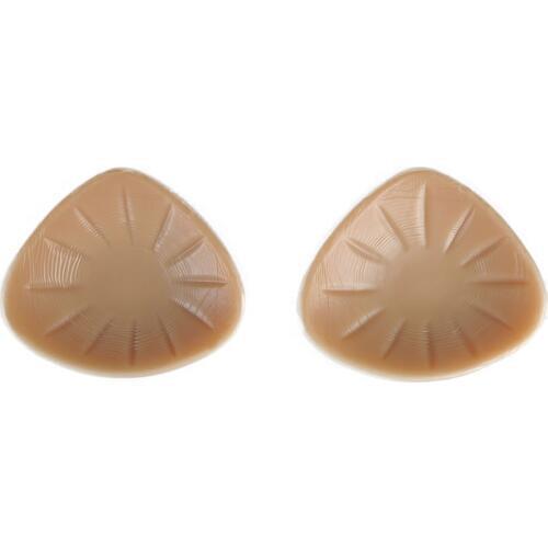 1200g/pair D Cup Triangle dark false Silicone Artificial Breast Forms Fake Boobs For Cancer Survivor and Crossdresser shemale