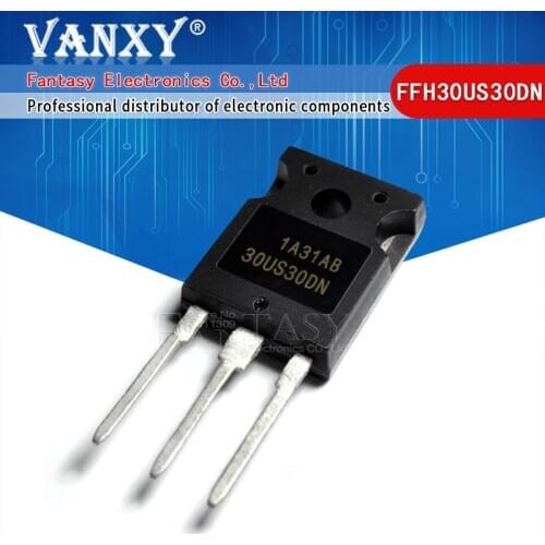 5pcs FFH30US30DN TO247 30US30DN TO-247 300V 30A FFH30US30 30US30