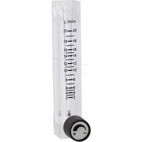 Acrylic120mm Height LZQ-7 Oxygen Flow Meter 1-20 LPM for Measuring Oxygen Air