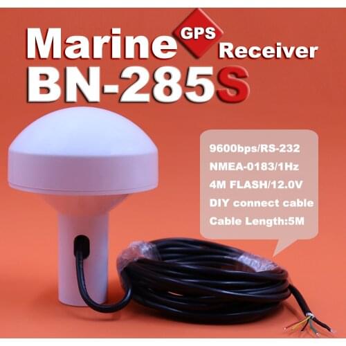 12V Shielding Net RS-232 Mushroom Head Shell GPS Beidou Module GNSS Antenna Receiver BN-285S