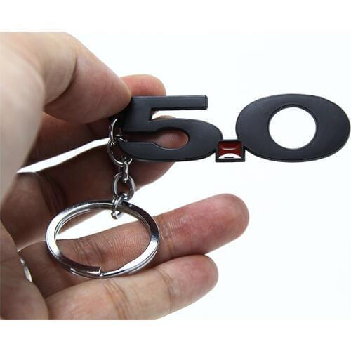 Car Keyring Keychain Key Chain Auto Ring Holder For Land Rover SUV Ford Mustang GT 500 Cobra V8 COYOTE 5.0 Styling Accessories